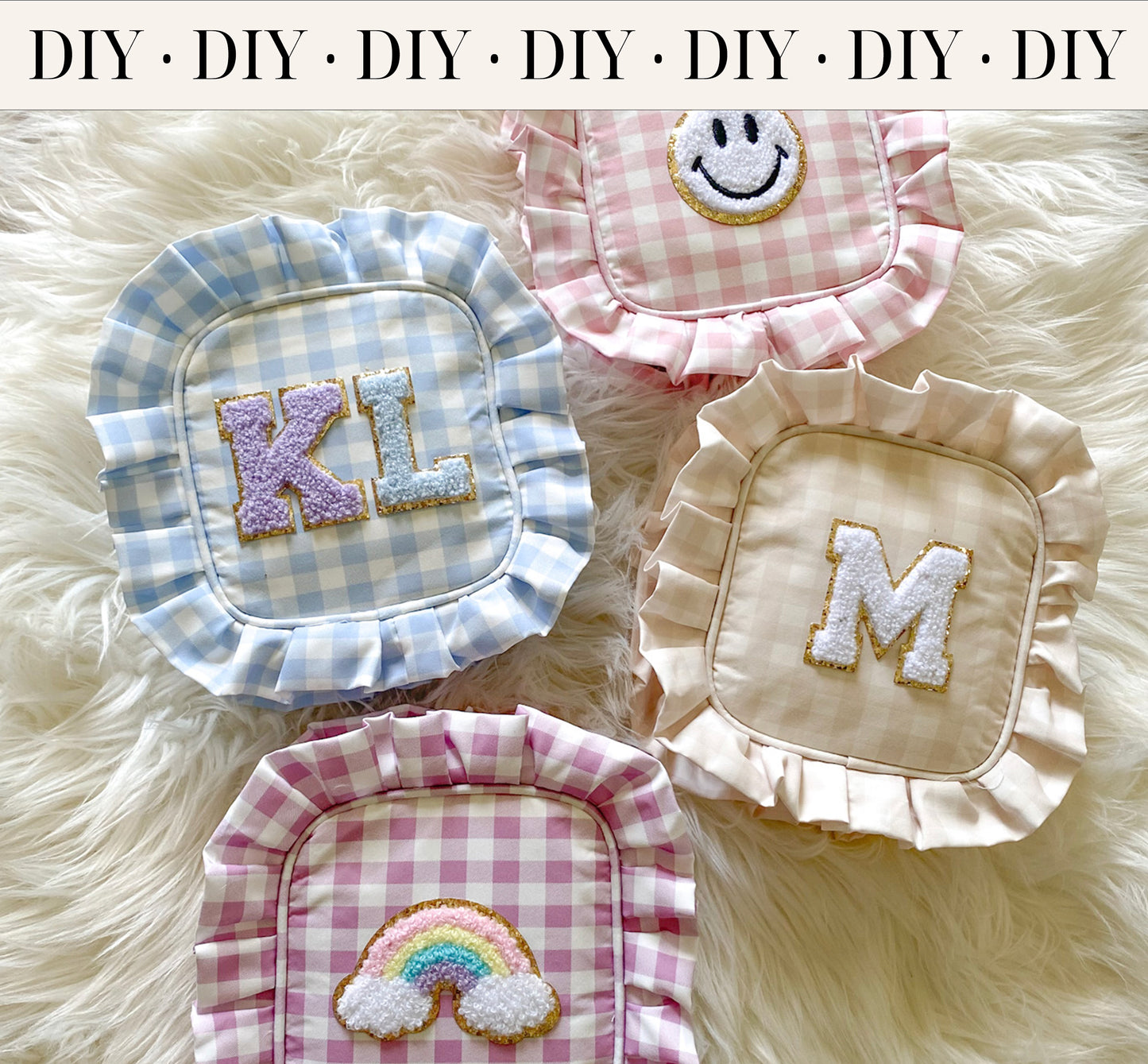 DIY Small Ruffle Pouch