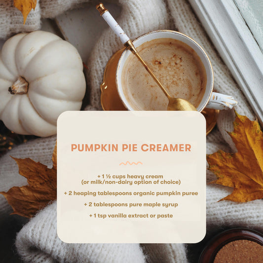 DIY Pumpkin Pie Coffee Creamer