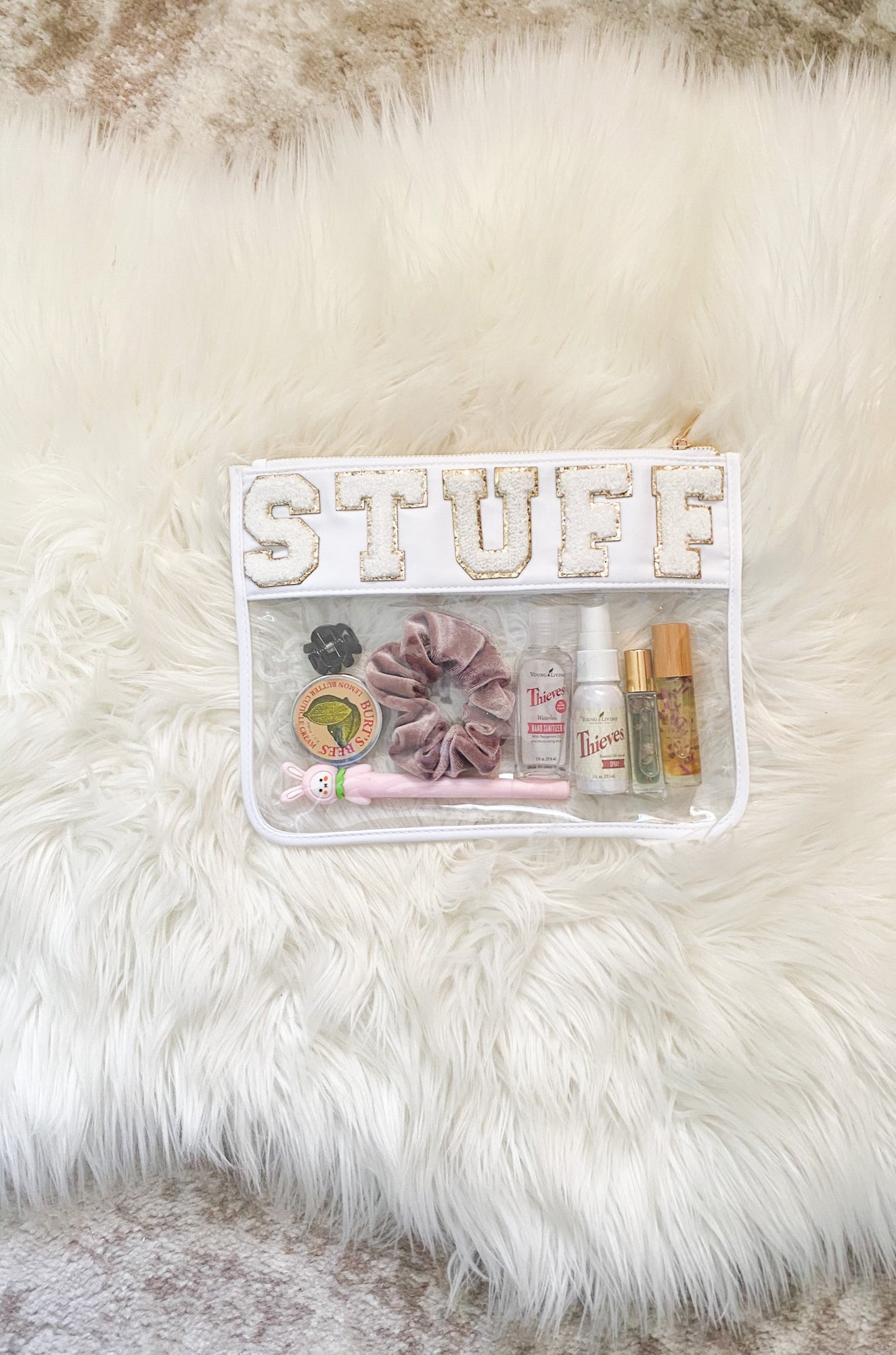 DIY Clear Makeup Bag