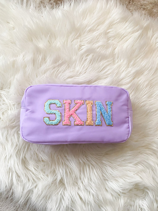 SKIN Nylon Pouch With Patches
