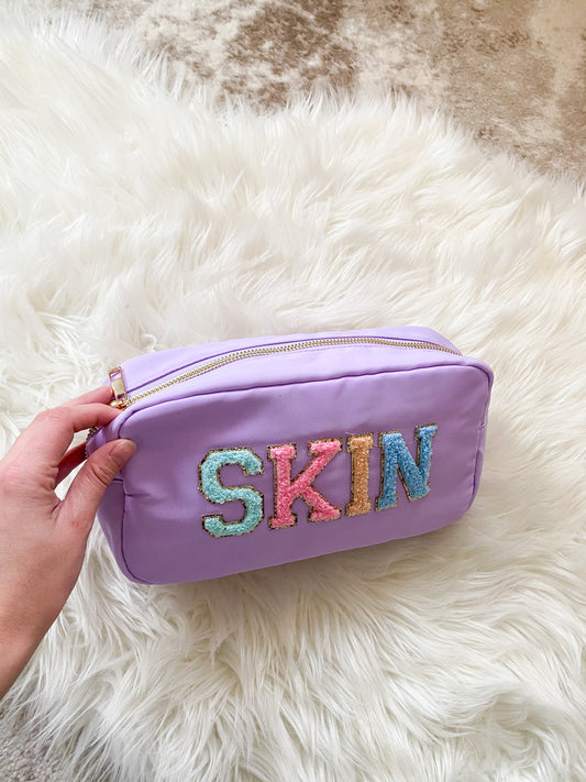 SKIN Nylon Pouch With Patches