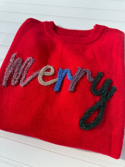 Merry Embroidered Sweater