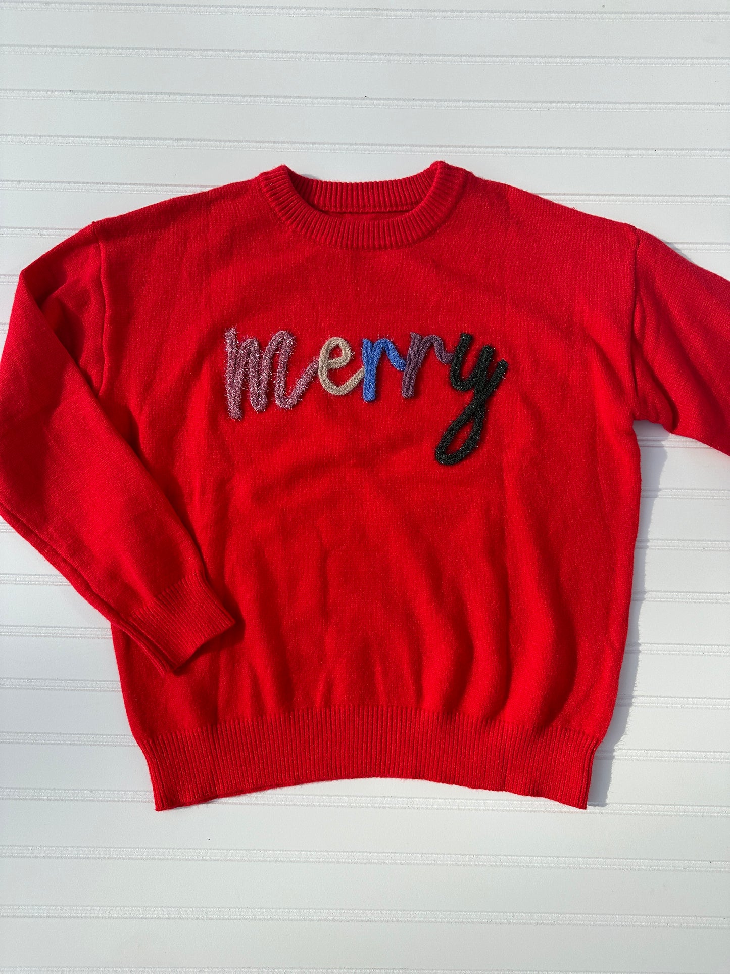 Merry Embroidered Sweater