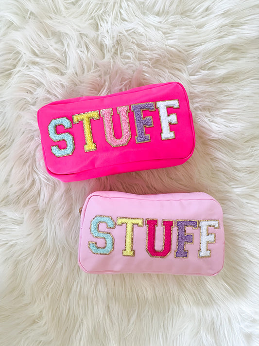 STUFF Nylon Pouch With Patches
